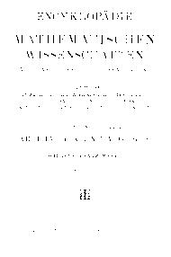 Klein's encyclopedia